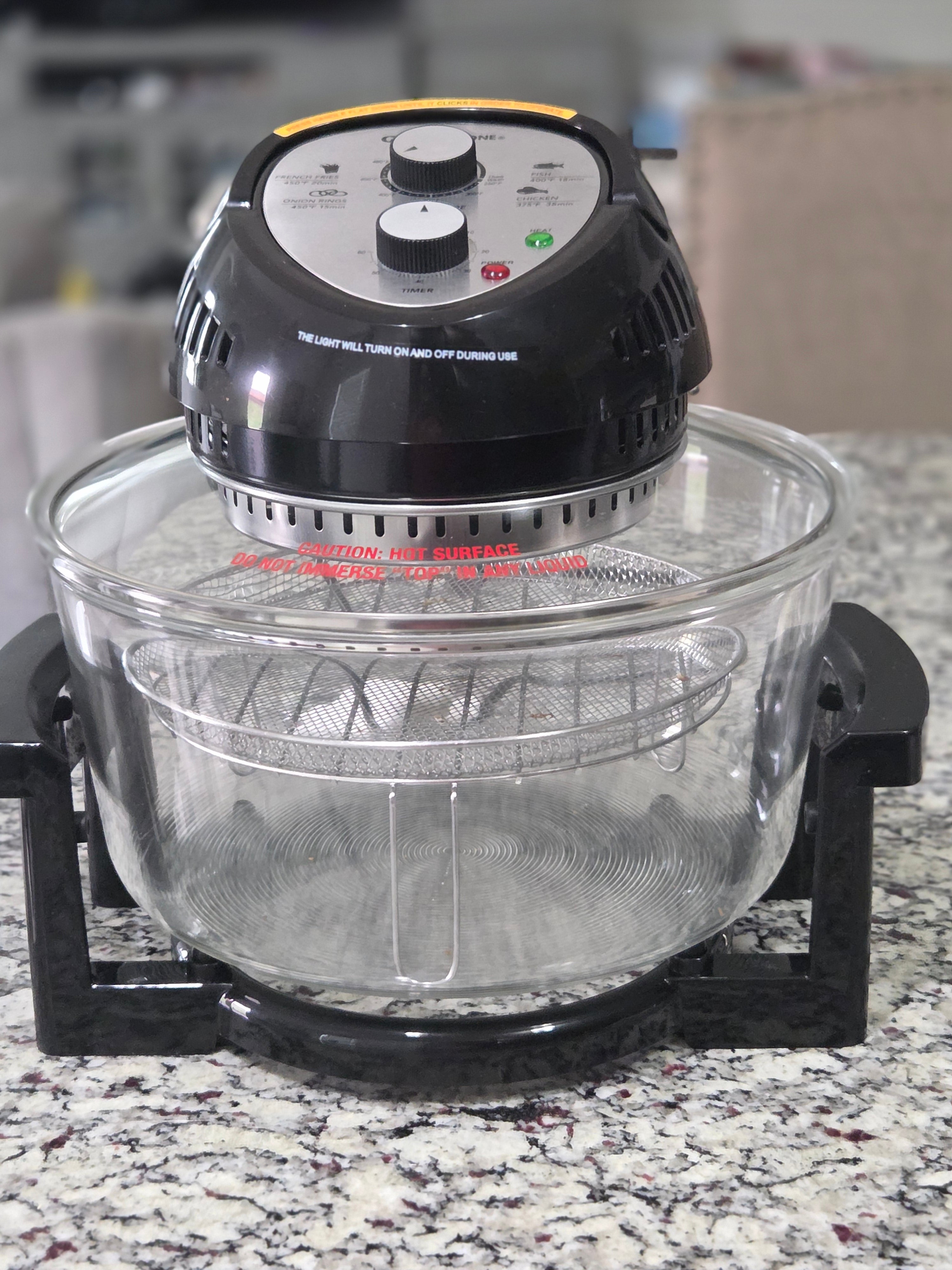 Granitestone 16 Qt Large Glass Air Fryer