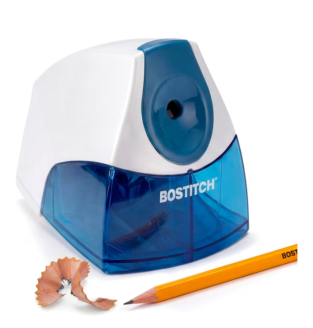 Electric Pencil Sharpener for Classroom & Desk Use – Heavy-Duty, Blue