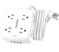 6 Ft Surge Protector Power Strip - 8 Outlets & 4 USB Ports