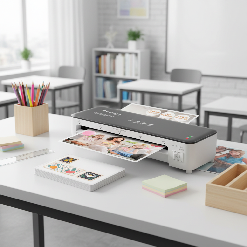 Bonsaii Laminator on Desk