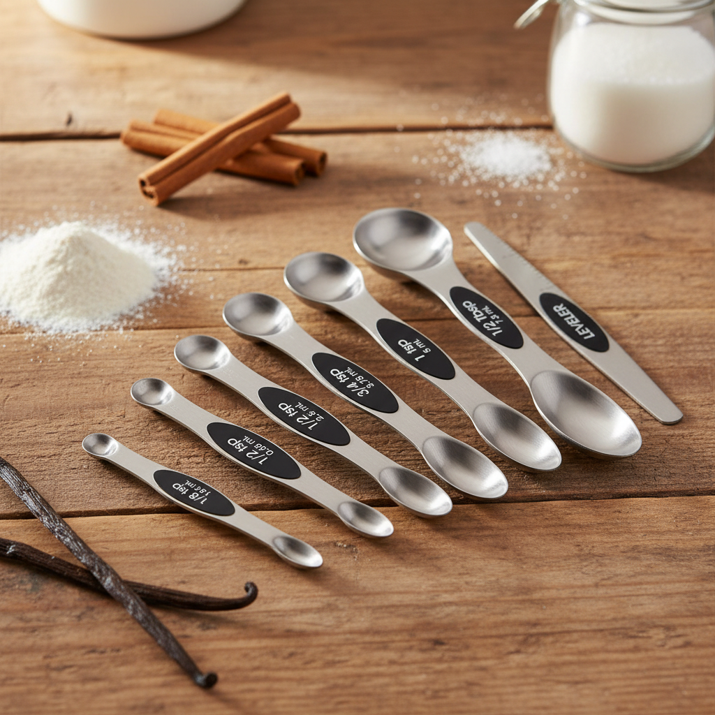 Spring Chef Measuring Spoons - Lifestyle Background